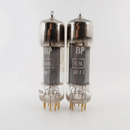 2 X E80L VALVO. 1960s PHILIPS PROD. GOLD PIN. NOS/NIB CX  ENA