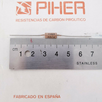 1 X 1/2W 680K 10% 1960s VINTAGE PIHER RESISTOR. NOS. C1831U123F040221