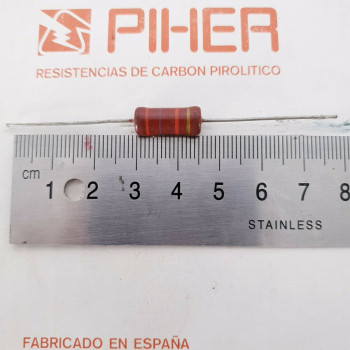 1 X 1W 2,7K 2.7K 2K7 5% 1970s VINTAGE PIHER RESISTOR. NOS. C1831U42F040221