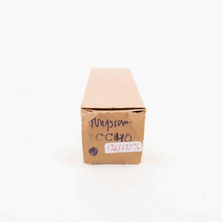 1 X ECC40 TUNGSRAM TUBE. COPPER RODS. SOLID GETTER. 1950s PRODUCTION. CQ  ENA