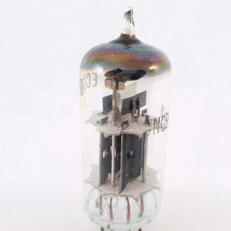 1 X ECC40 TUNGSRAM TUBE. COPPER RODS. SOLID GETTER. 1950s PRODUCTION. CQ  ENA