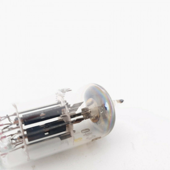 1 X ECC40 TUNGSRAM TUBE. COPPER RODS. SOLID GETTER. 1950s PRODUCTION. CQ  ENA