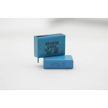 POLYESTER CAPACITOR SIEMENS 0.47uF 400V USED. 7PC. CA83U7F101016