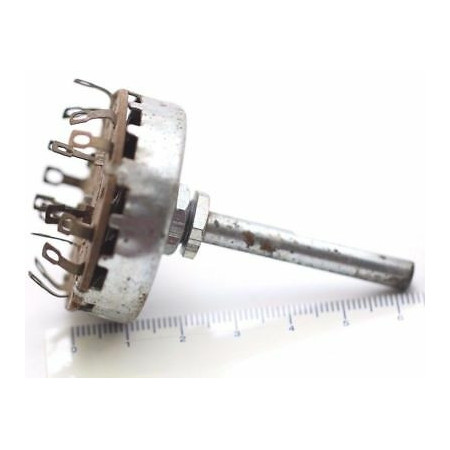 ROTARY CONMUTATOR 1 COOKIES 5 CIRCUITS 2 POSITIONS B NOS 1PC. CA298U2F290517