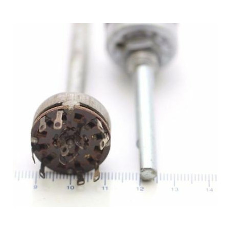 ROTARY CONMUTATOR 1 COOKIES 4 CIRCUITS 2 POSITIONS B NOS 1PC. CA298U8F290517