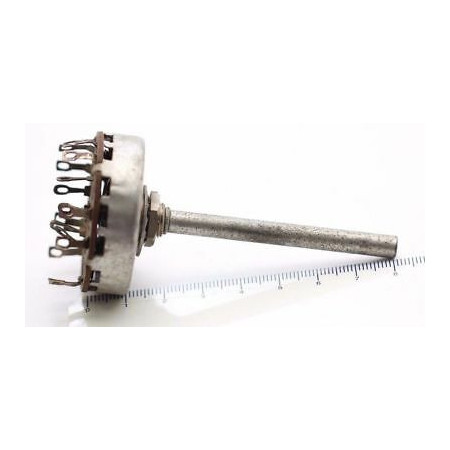 ROTARY CONMUTATOR 1 COOKIES 5 CIRCUITS 2 POSITIONS NOS 1PC. CA298U1F290517