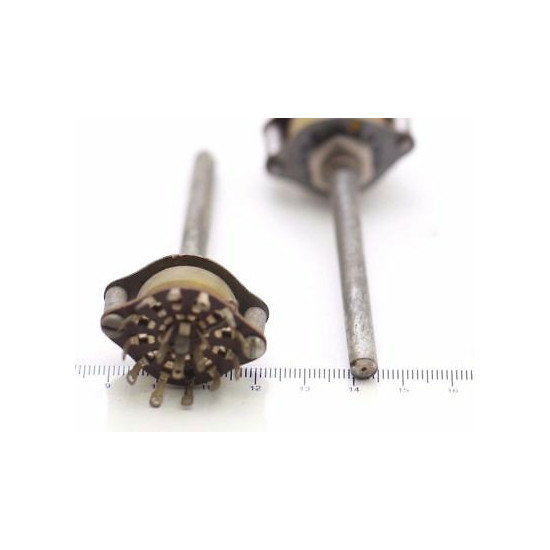 ROTARY CONMUTATOR 1 COOKIES 6 CIRCUITS 2 POSITIONS NOS 1PC. CA298U3F290517