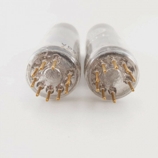 2 X E80L VALVO. 1960s PHILIPS PROD. GOLD PIN. NOS/NIB CX  ENA