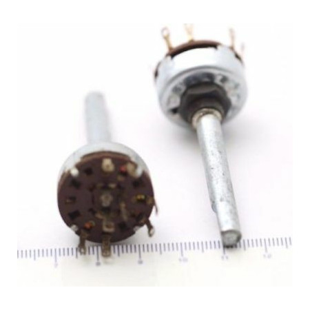 ROTARY CONMUTATOR 1 COOKIES 3 CIRCUITS 2 POSITIONS NOS 1PC. CA298U9F290517