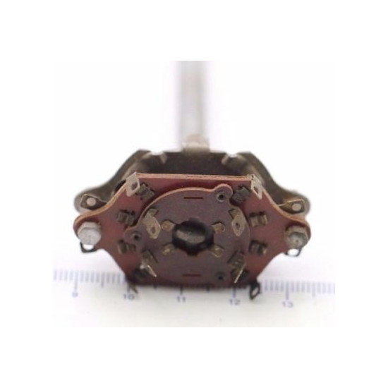 ROTARY CONMUTATOR 1 COOKIES 2 CIRCUITS 2 POSITIONS NOS 1PC. CA298U2F290517