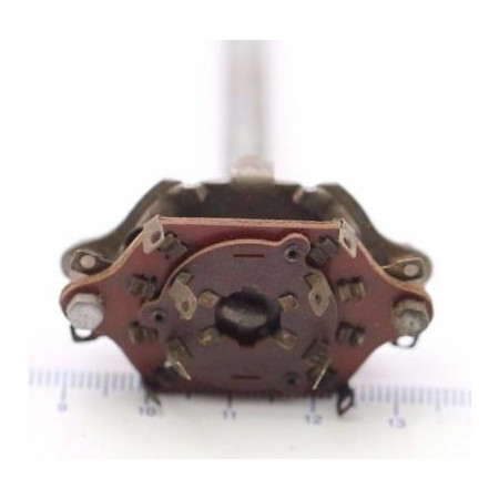 ROTARY CONMUTATOR 1 COOKIES 2 CIRCUITS 2 POSITIONS NOS 1PC. CA298U2F290517