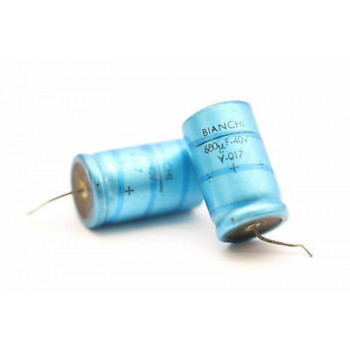 ELECTROLYTIC CAPACITOR 680uF 40V BIANCHI NOS(New Old Stock) 1PC. CA59U2F131015