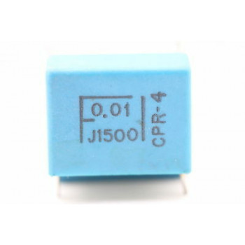 POLYESTER CAPACITOR 0.1nF 1500V NOS (New Old Stock) 2PC. CA73U4F280916