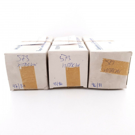 3 X 5Z3 / CV1861 HITACHI TUBE. BLACK PLATES. 1960s PROD. MATCHED TRIO. AL  ENA