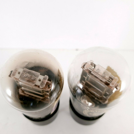 2 X P2 TUBE. MARCONI BRAND. CHROME PLATES. LITTLE GLOBE. CC  ENA