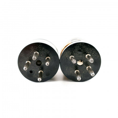 2 X P2 TUBE. MARCONI BRAND. CHROME PLATES. LITTLE GLOBE. CC  ENA