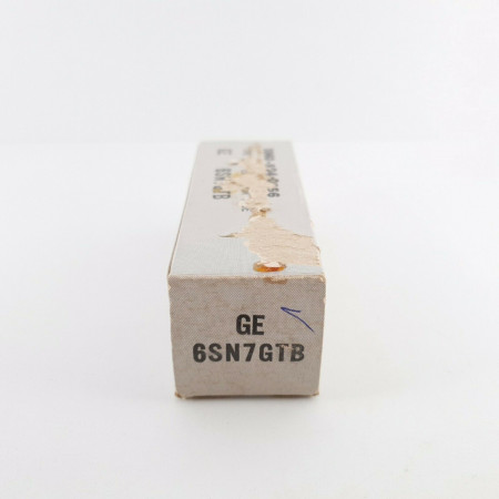 1 X 6SN7GTB GE TUBE. COPPER RODS. 1970s PRODUCTION. CU  ENA