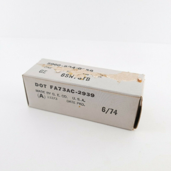 1 X 6SN7GTB GE TUBE. COPPER RODS. 1970s PRODUCTION. CU  ENA