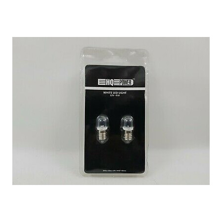 2 X LED BULB RADIO BOMBILLITA DIAL RADIO WHITE LED LIGHT 12V 0,25W E10. RCA30-3