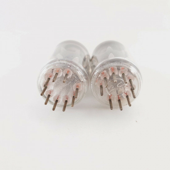 2 X ECC81 BRIMAR TUBE. RSD PRODUCTION. SMOOTH PLATES. CY  ENA