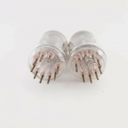 2 X ECC81 BRIMAR TUBE. RSD PRODUCTION. SMOOTH PLATES. CY  ENA