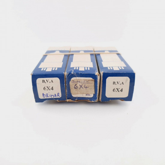 3 X 6X4 BRIMAR TUBE. BRITISH PRODUCTION. BLACK PLATES. CY  ENA