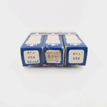 3 X 6X4 BRIMAR TUBE. BRITISH PRODUCTION. BLACK PLATES. CY  ENA