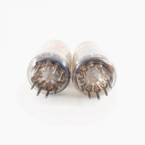 2 X 5814 TUBE. RCA / UNITED BRANDED. BLACK PLATES.1960s-70s PROD. CU  ENA