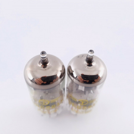 2 X PCC88 TUNGSRAM TUBE. YELLOW LOGO. HIGH QUALITY. MATCHED PAIR. CY  ENA
