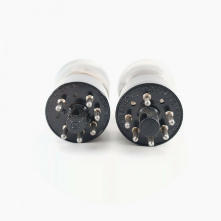 2 X JAN CHS 0B3 / VR90 / VT184 SYLVANIA TUBE. 1940s PROD. CU  ENA