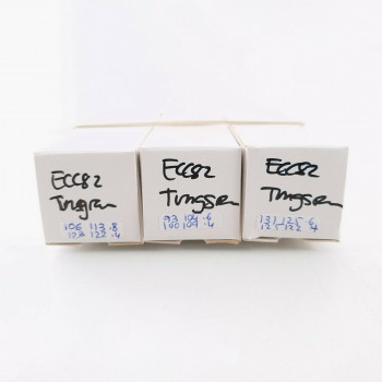 3 X ECC82 TUBE. TUNGSRAM BRAND. CJ  ENA