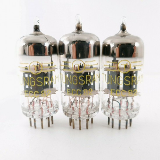 3 X ECC82 TUBE. TUNGSRAM BRAND. CJ  ENA