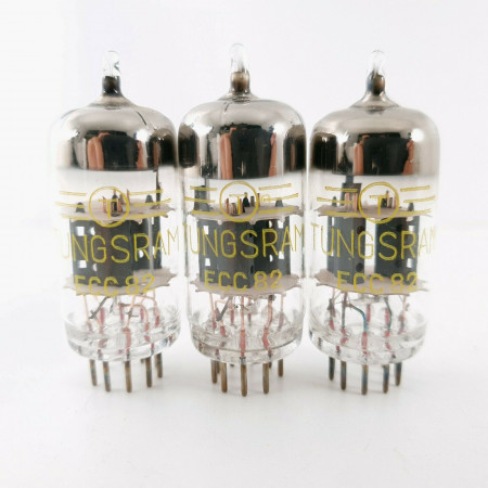 3 X ECC82 TUBE. TUNGSRAM BRAND. CJ  ENA