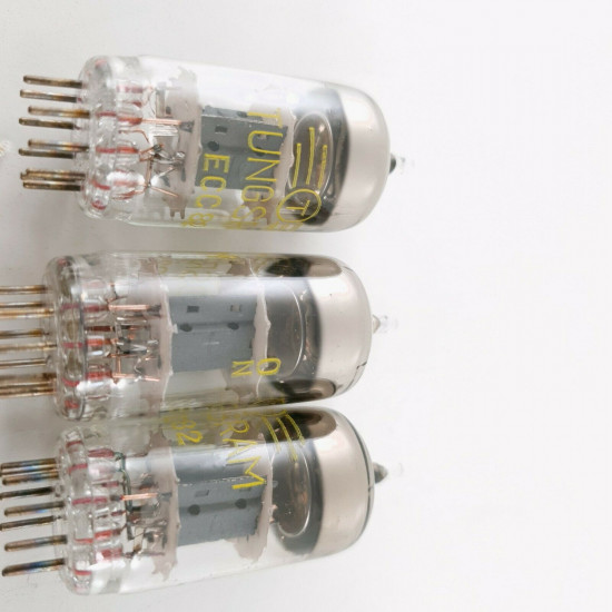 3 X ECC82 TUBE. TUNGSRAM BRAND. CJ  ENA