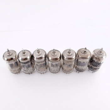 7 X ECC82 /12AU7 TUBE. 1960s PRODUCTION. COPPER RODS. AF  ENA 2