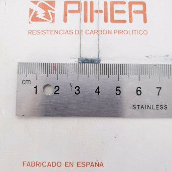 2 X 1/3W 120K 10% 1950s VINTAGE PIHER RESISTOR. NOS. C1831U70F050221