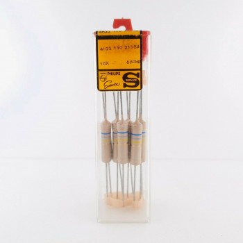 10 X 2W 680K 5% VINTAGE PHILIPS RESISTOR. PHILIPS SERVICE. NOS RESISTOR. CQ  ENA