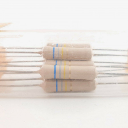 10 X 2W 680K 5% VINTAGE PHILIPS RESISTOR. PHILIPS SERVICE. NOS RESISTOR. CQ  ENA