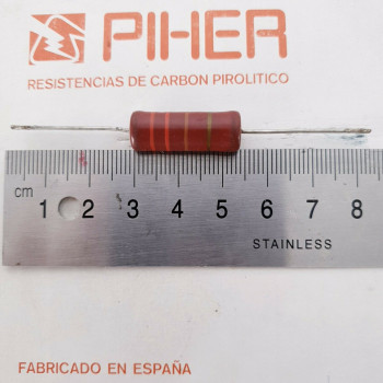 1 X 2W 220R 5% 1970s VINTAGE PIHER RESISTOR. NOS. C1831U2F050221