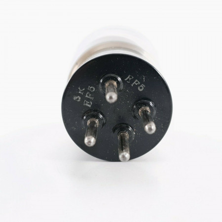 1 X 1561 PHILIPS-MINIWATT TUBE. BLACK RIBBED PLATES. 1950s PROD. CD  ENA