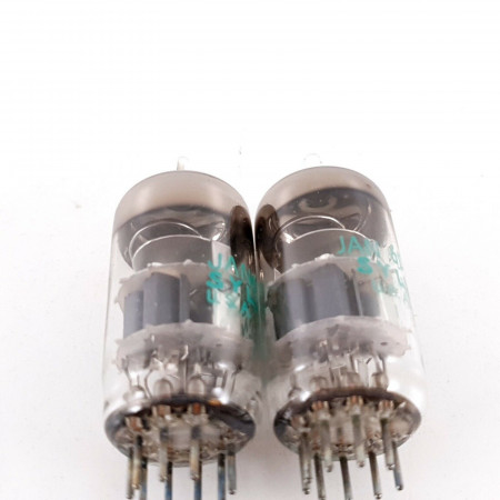 2 X 6DJ8 / ECC88 SYLVANIA TUBE. 1970s PRODUCTION. MATCHED PAIR. CH139