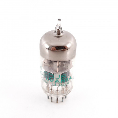 1 X 6DJ8 / ECC88 SYLVANIA TUBE. 1960s PRODUCTION. NOS/NIB 116/112%. CH139