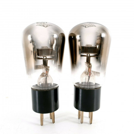 2 X RE074 TUBE. TELEFUNKEN BRAND. GLOBE. MATCHED PAIR. CD  ENA