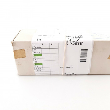 1 X EL33 TUBE. MULLARD. SMOKED GLASS. DUAL D-G. 1950s. 77%. CG  ENA 2