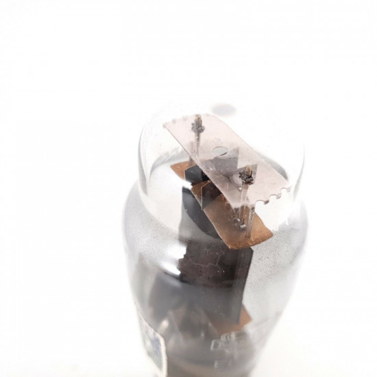 1 X EL33 TUBE. MULLARD. SMOKED GLASS. DUAL D-G. 1950s. 77%. CG  ENA