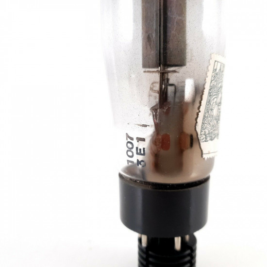 1 X EL33 TUBE. MULLARD. SMOKED GLASS. DUAL D-G. 1950s. 77%. CG  ENA