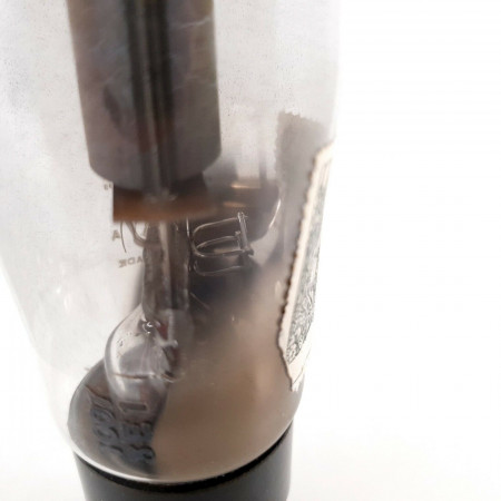 1 X EL33 TUBE. MULLARD. SMOKED GLASS. DUAL D-G. 1950s. 77%. CG  ENA