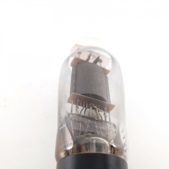1 X EL33 TUBE. MULLARD. SMOKED GLASS. DUAL D-G. 1950s. 77%. CG  ENA