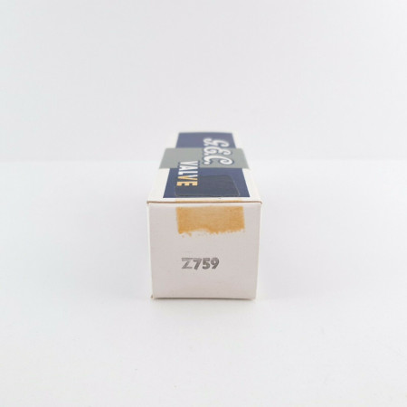 1 X Z759 / CV5060 GEC TUBE. SMOKED GLASS. 1973s PRODUCTION. NOS/NIB. CU  ENA