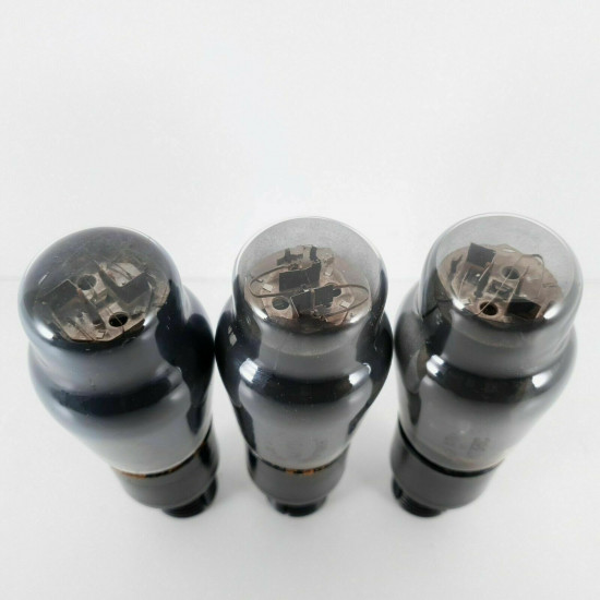 3 X KT33C GEC TUBE. SMOKED GLASS. 1940s PRODUCTION. MATCHED TRIO. CK  ENA